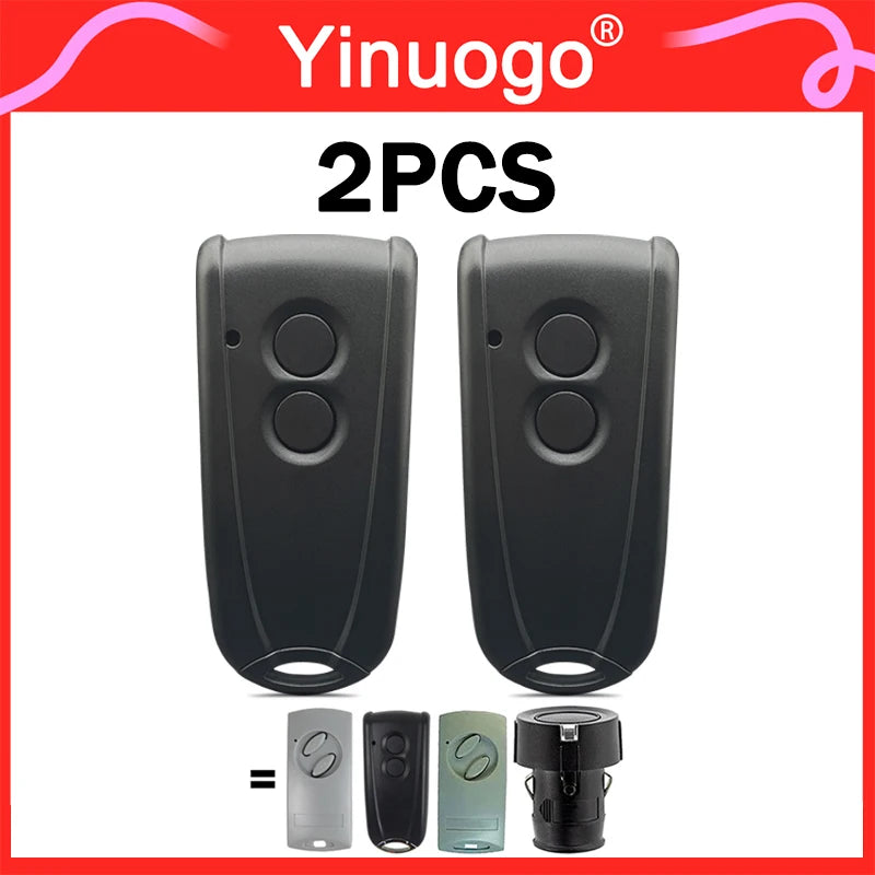 2PCS ECOSTAR RSC2 RSE2 433MHz Garage Door Gate Remote Control with Rolling Code Hand Transmitter