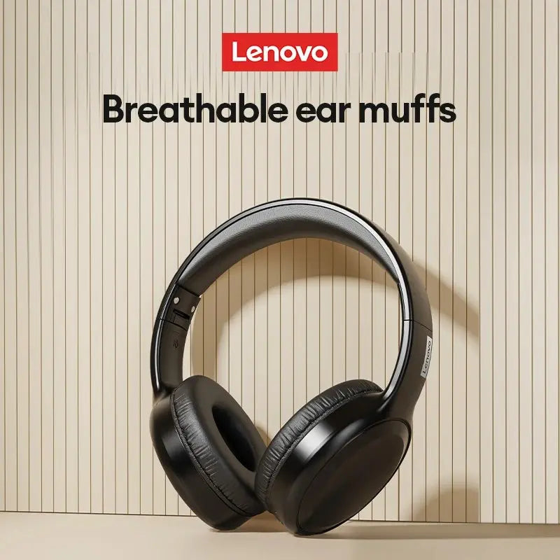 🎧 Lenovo TH30 Wireless Bluetooth 5.3 Headphones – Foldable, HiFi Sound, Built-in Mic, Gaming & Sports Ready