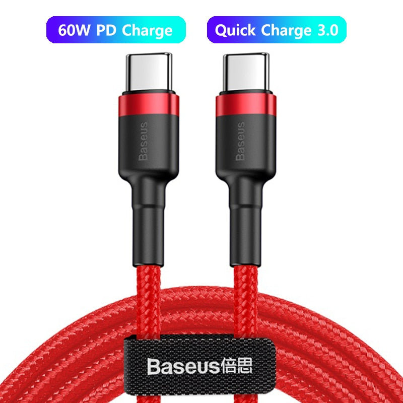 100W USB C To USB Type C Cable USBC PD Fast Charging Charger Cord USB-C 5A TypeC Cable 2M