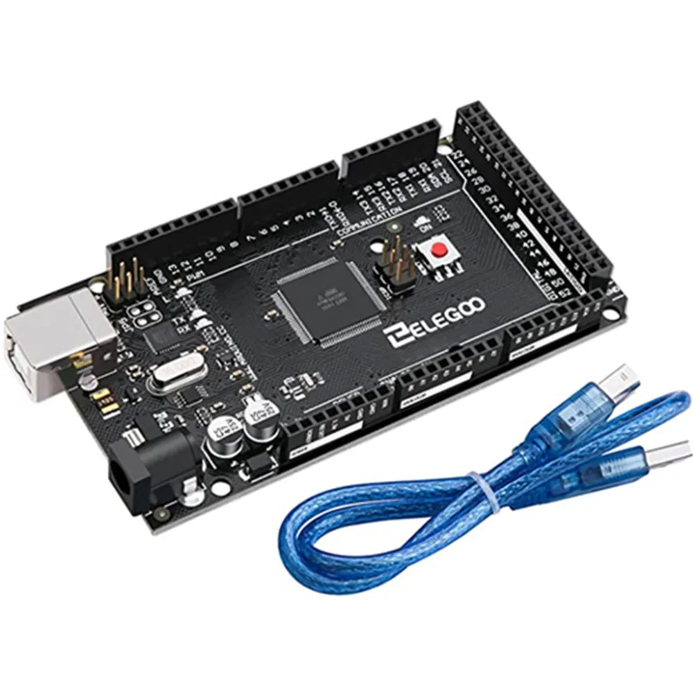 ELEGOO MEGA R3 ATmega2560 Development Board – Arduino-Compatible + USB Cable | RoHS Compliant
