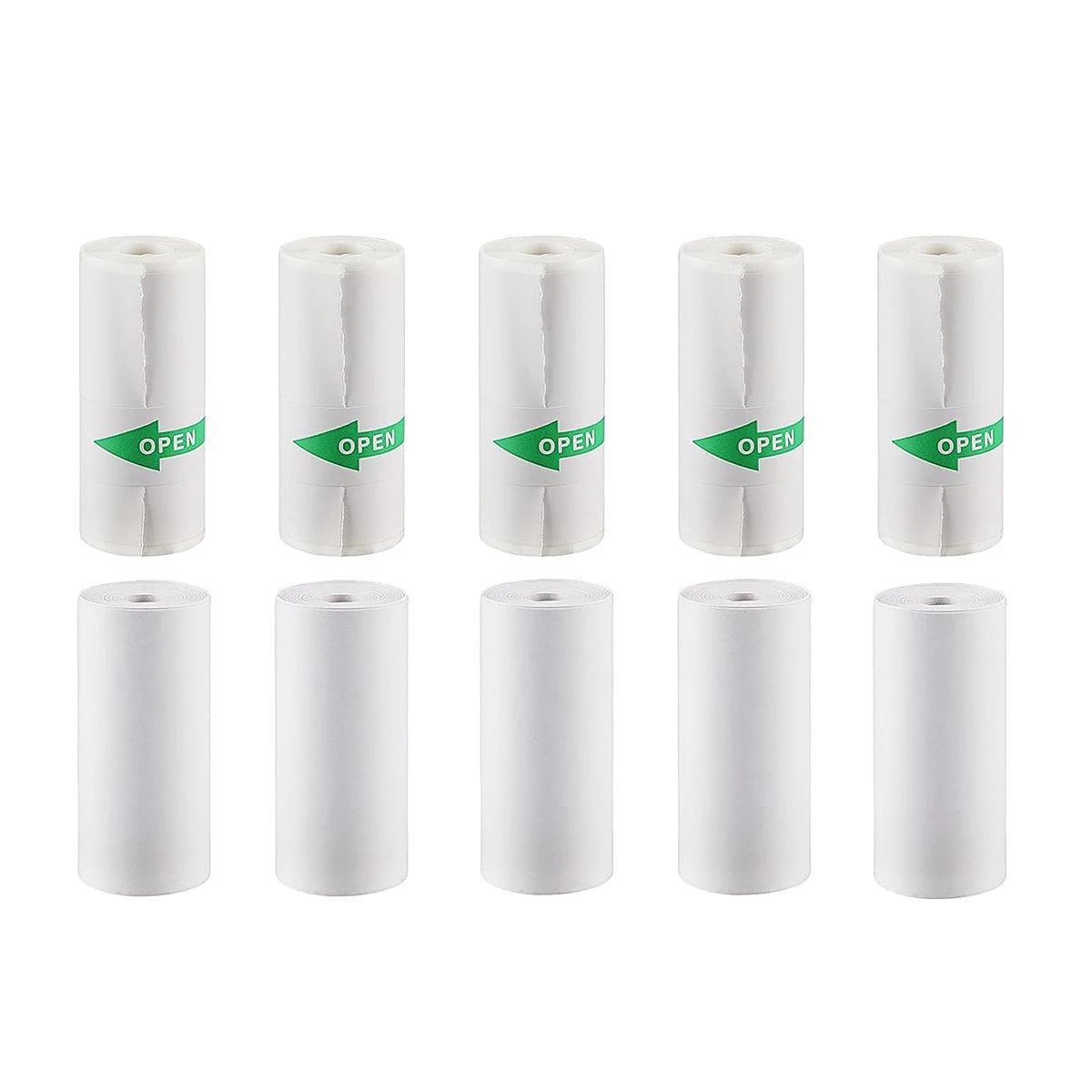 16 Rolls Self-Adhesive Thermal Printer Paper – 57x25mm for Mini Inkless Portable Printers