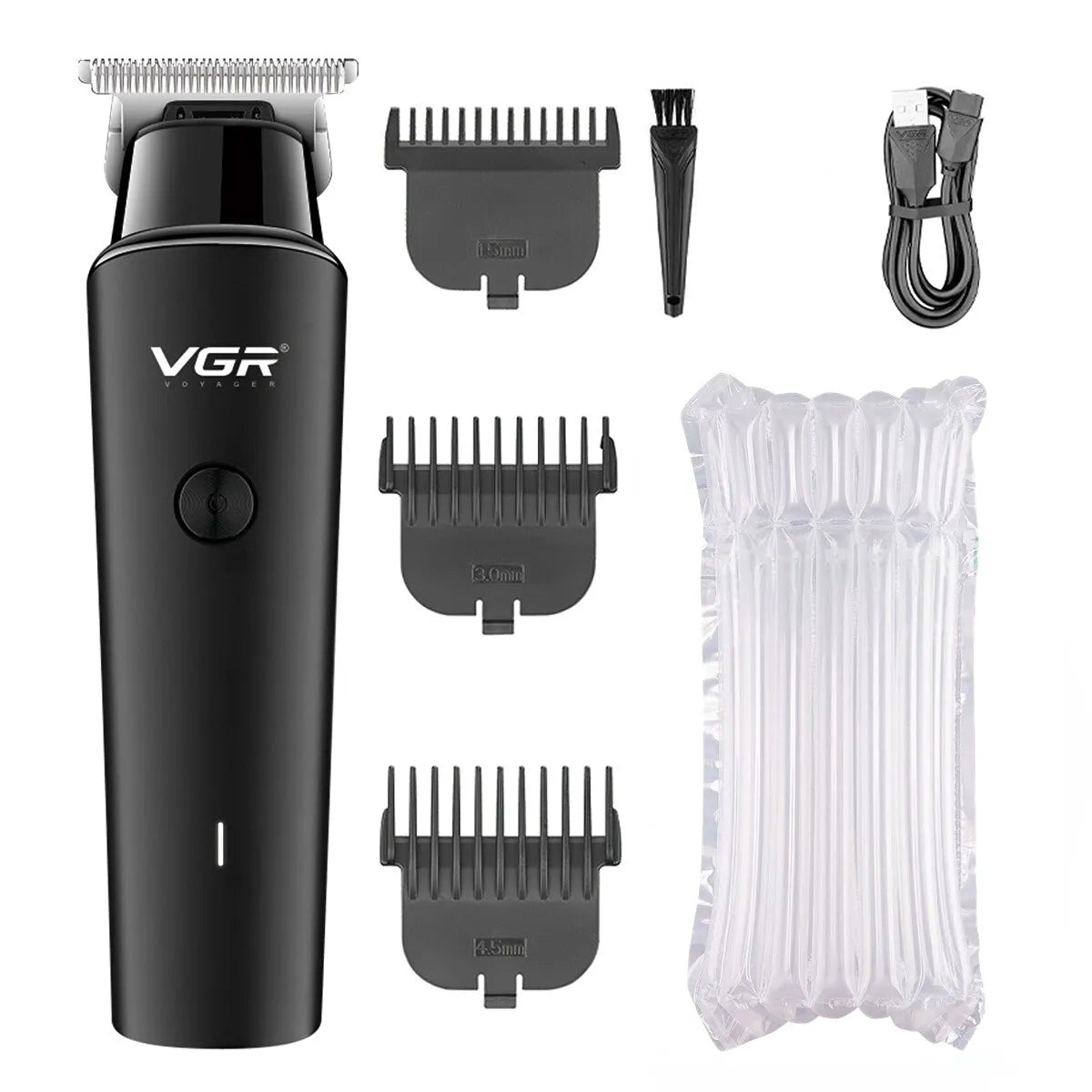 VGR Hair Trimmer Cordless Rechargeable LED Display Professional Electric Hair Clipper Trimmer V-937