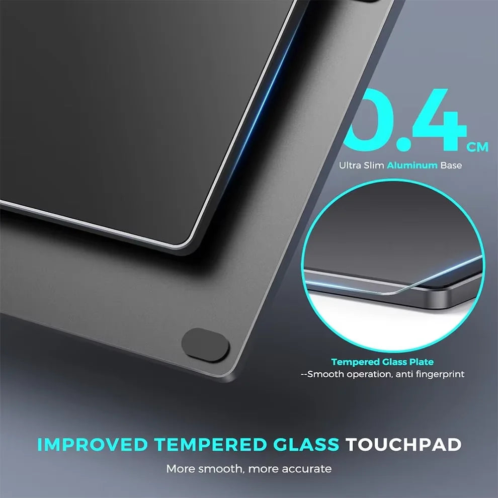 JOMAA Multi-Touch USB Wired Trackpad | Ultra-Slim Aluminum Touchpad for Windows 10/11 PCs & Laptops