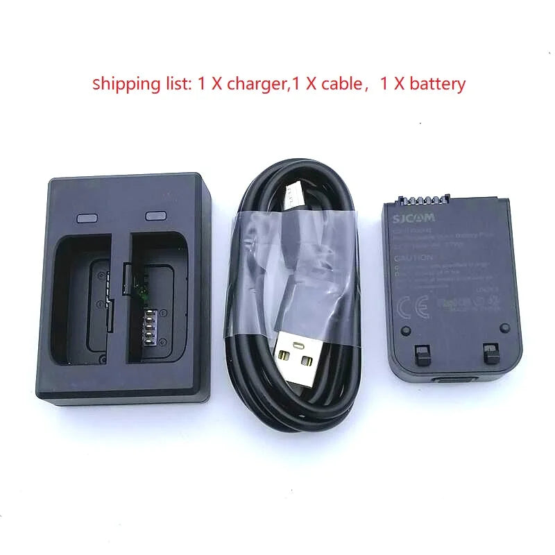 100% Original SJCAM C300 Rechargeable Li-Ion Battery & Charger for Sports Camera DV