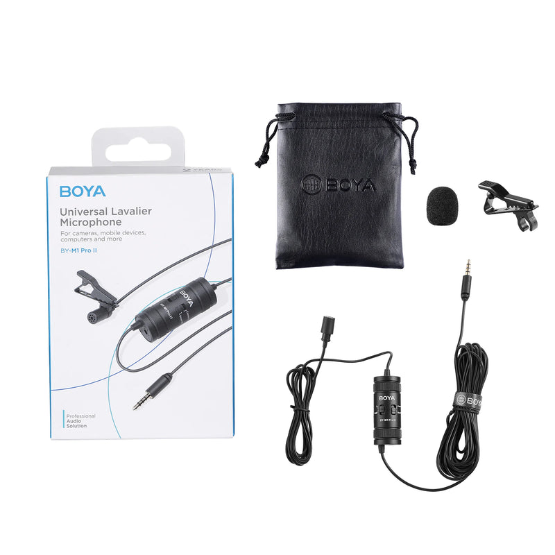 BOYA 3.5mm Lavalier Lapel Microphone for Mobile Phone. PC Laptop. Camera & Wired Microfon