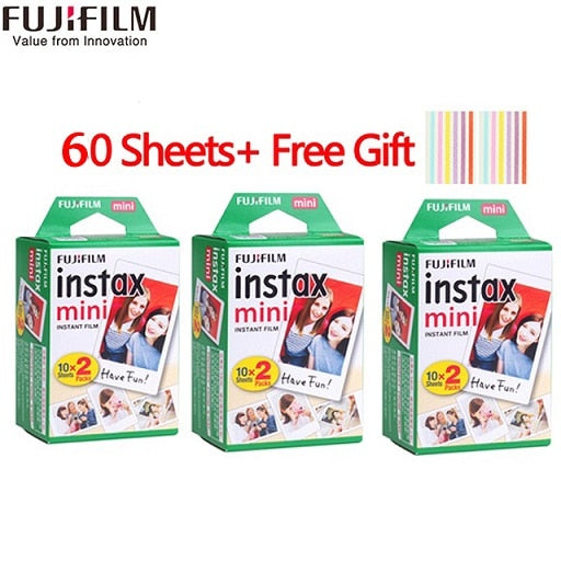 10/20/40/50/60/80/100 sheets Fuji Fujifilm instax mini 9 8 white Edge films for instax Instant