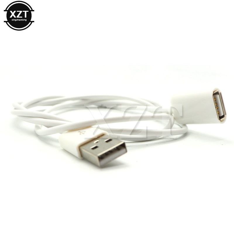 1PCS USB 2.0 Extension Data 1M Extender Charge Extension Data Male to Female M/F Extra Cable for