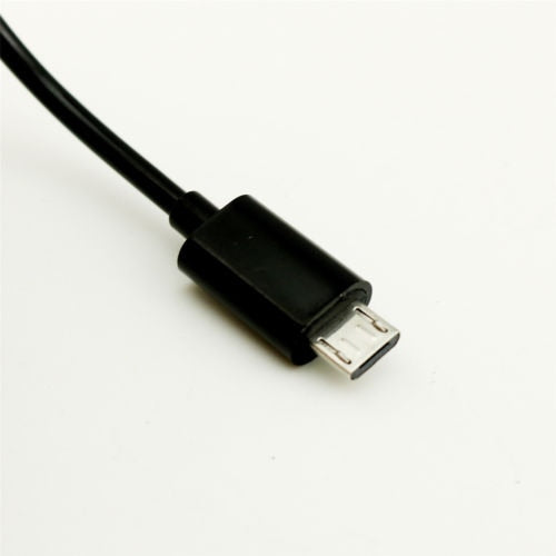 1pc Micro USB B 5 Pin Male To Mini USB B 5 Pin Male Spiral Coiled Adapter Cable 3FT