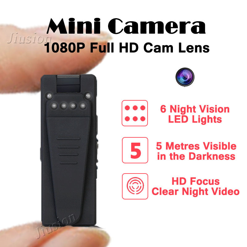 2018 Fire Mini Camera 1080P HD Camcorder 6 Night Vision Lights Motion Sensor Webcam DV DVR Video