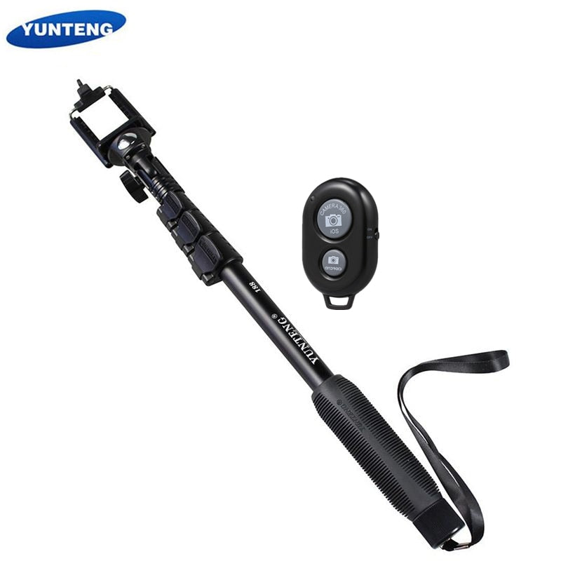 2018 new arrive Yunteng 188 tripod monopod for camera and phone monopod for gopro Good quality