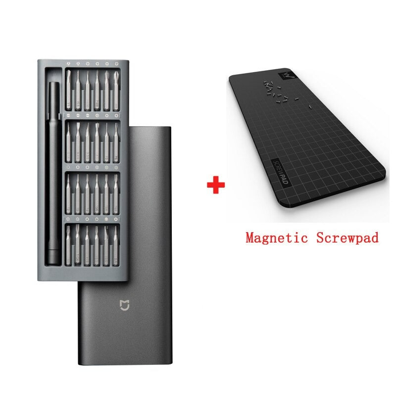 Xiaomi Daily Use Screwdriver Kit 24 Precision Magnetic Bits Alluminum Box DIY Screw Driver Set