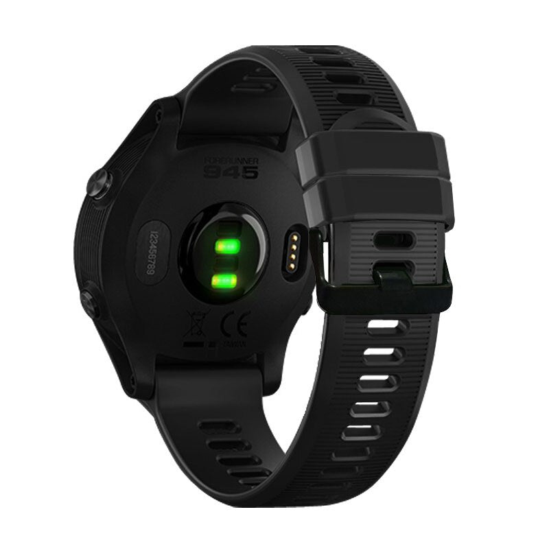 22mm WatchBand for for Garmin Forerunner, Fenix Silicone Smart Watch Band Outdoor Sports Waterproof