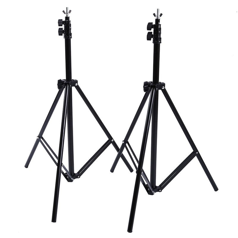 2MX 2M(6.5ft*6.5ft) Photo Background Support System Stands Adjustable Backdrop Photograpy