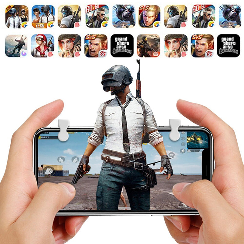 2pcs/lot L1 R1 Gaming Trigger Smart Phone Games Shooter Controller Fire Button Handle