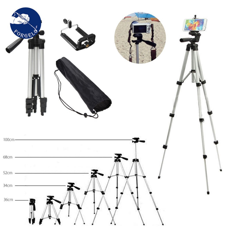 36-100 cm Universal Adjustable Tripod Stand Mount Holder Clip Set For Cell Phone Camera New Arrival