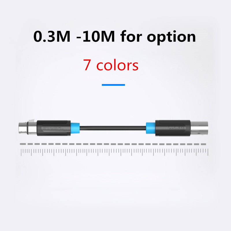 3Pin XLR Cable Male to Female Canon Plug Audio Cable Shielded 1PC