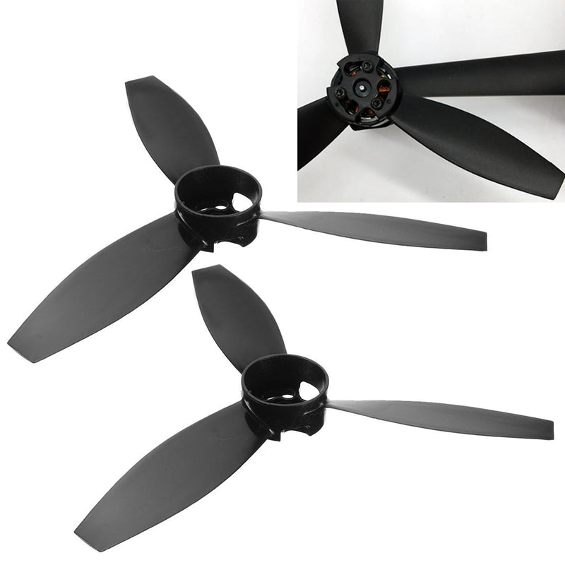 4PCS Black/White Propeller Carbon Fiber Blade Rotors Paddle for Parrot Bebop 2 Drone/FPV 2.0 New