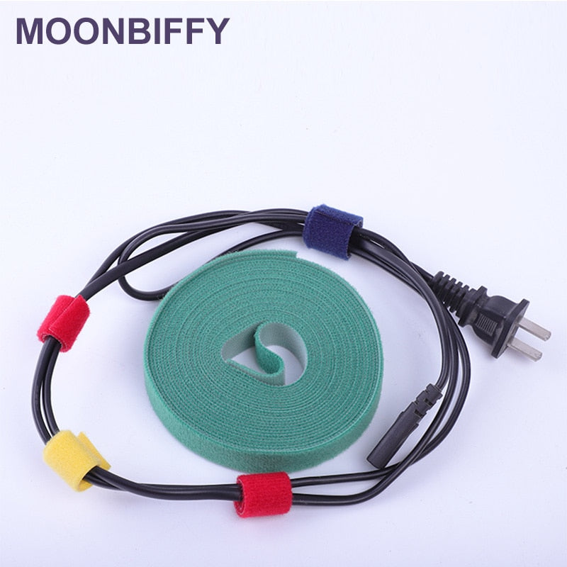5M/10M Nylon Cable Winder Wire Organizer Earphone Holder Mouse Cord Protector Cable Management For