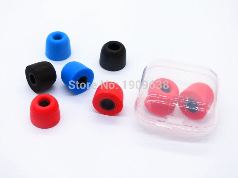 6 pcs T100 T400 T500 Memory Foam Tips Bud headphone Ear pads sponge Ear cups Earplug Earbuds For