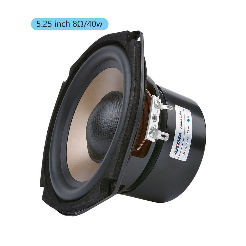 AIYIMA 1Pc 5.25 Inch Subwoofer Speakers 4 8 Ohm 100W Hifi bass Audio Music Woofer Bookshelves Home