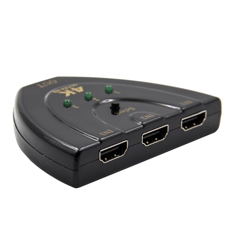 AUTO HDMI Switch Switcher 4K*2K 3D Mini HDMI Splitter 3 in 1 out Port Hub