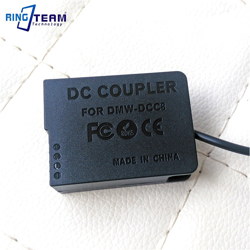 BLC12 Fake Battery DMW-DCC8 DMWDCC8 DC Coupler Plus Copper Core USB Cable