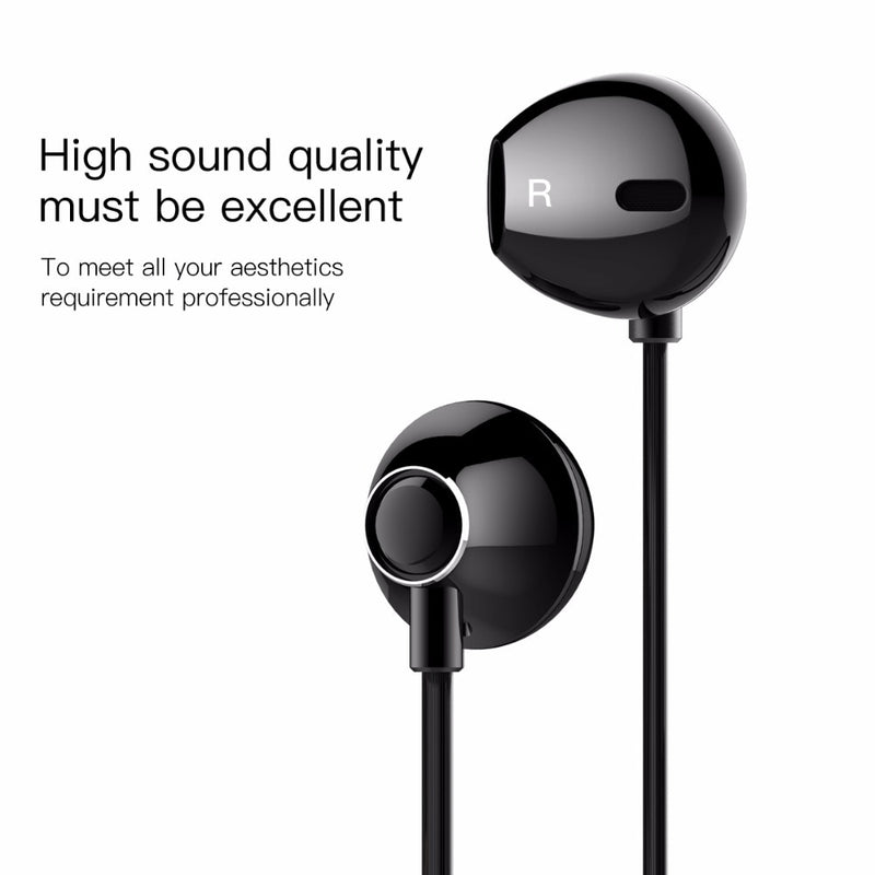 Baseus H06 In-ear Stereo Bass Earphones Headphones 3.5mm jack wired control HiFi Earbuds Headset for