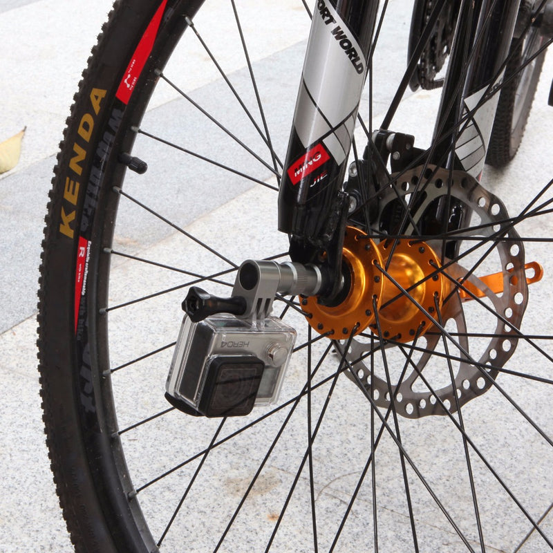 Bicycle Wheel Hub Bracket Holder Connector Three Prong Mount for GoPro Hero 3 4 Xiaomi Yi Sjcam