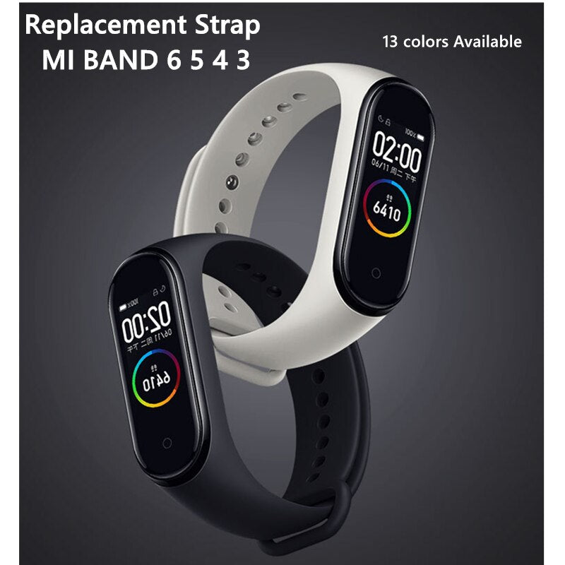 Mi Band 5 Global Strap Translucent Mi Band 4 Bracelet Silicone Wristbands  for Xiaomi Mi Band