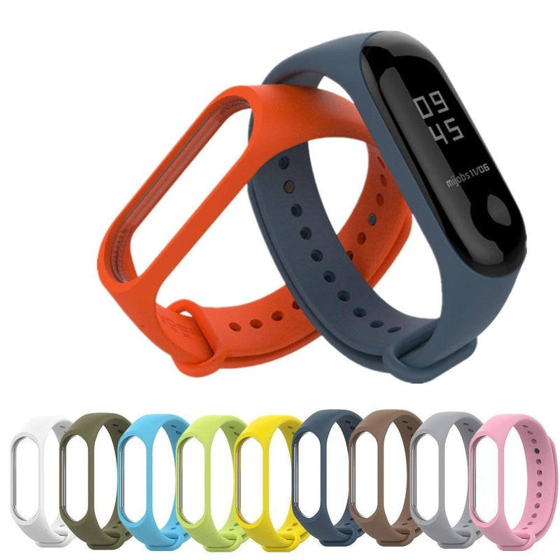 Bracelet for Xiaomi Mi Band 3, 4, 5 and 6 Sport Strap Watch Silicone Wrist Strap