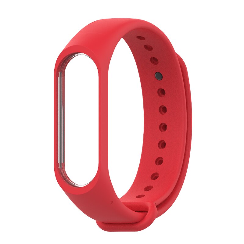 Bracelet for Xiaomi Mi Band 3, 4, 5 and 6 Sport Strap Watch Silicone Wrist Strap