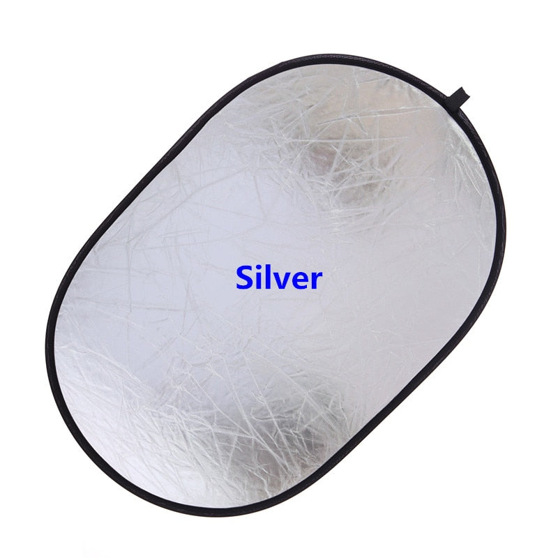 CY 60x90cm 24''x35'' 5 in 1 Multi Disc Photography Studio Photo Oval Collapsible Light Reflector