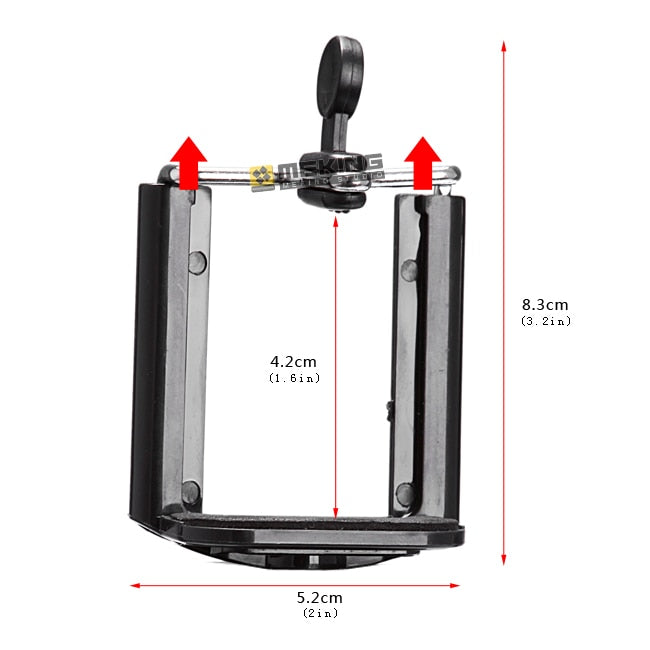 Camera Tripod Holder Monopod Mobile Phone Adjustment Holder Stand Selfie Stick Mount Clips Bracket