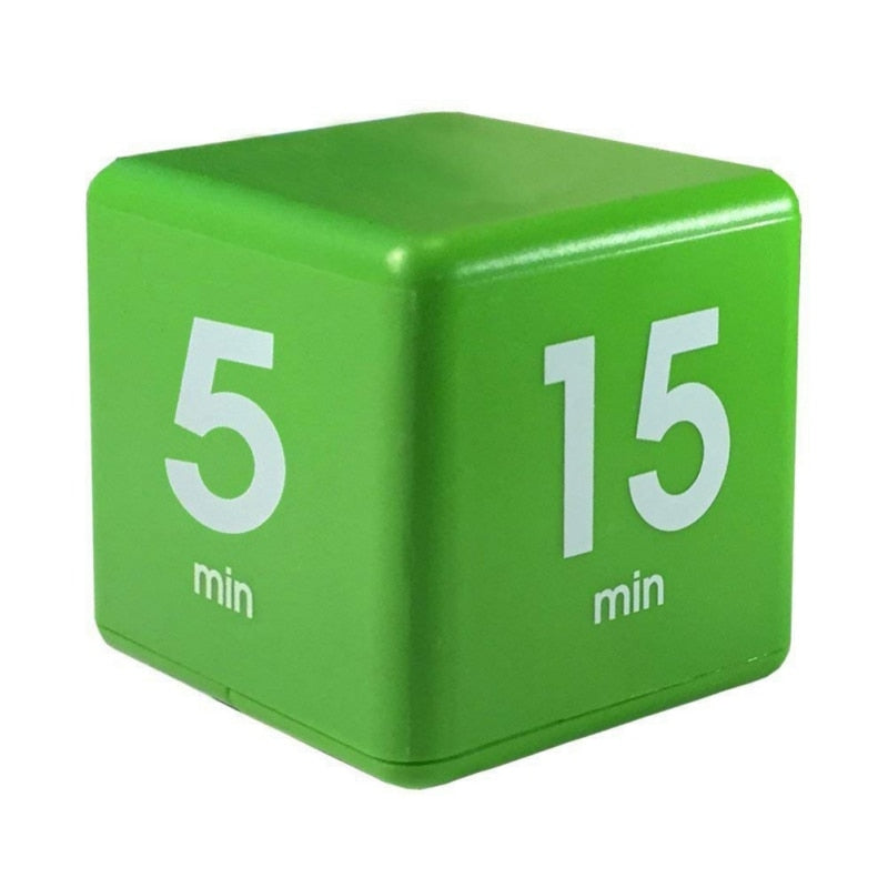 Candy Color Cube Kitchen Timer The Miracle Cube Timer, 5, 15, 30 And 60 Minutes