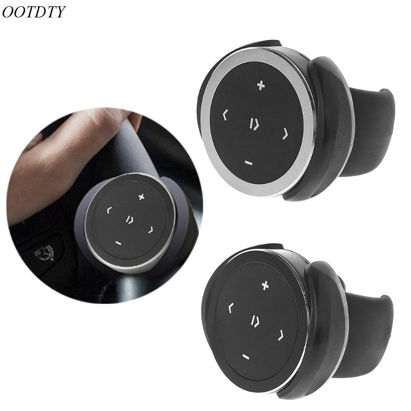 Car Wireless Bluetooth Media Steering Wheel Remote Control Mp3 Music Player Portable