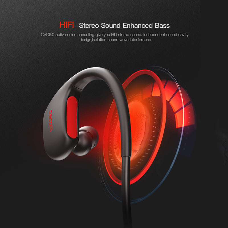 DACOM L05 Sports Bluetooth Headphones Bass IPX7 Waterproof Wireless Earphones Stereo Headset