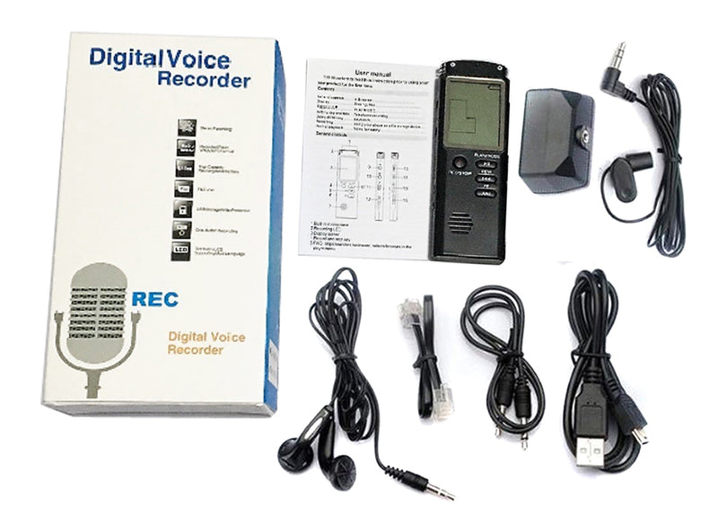 DN006 Escytegr 8G/16G/32G Professional Audio Voice Recorder MP3 Player Dual Microphone USB Flash