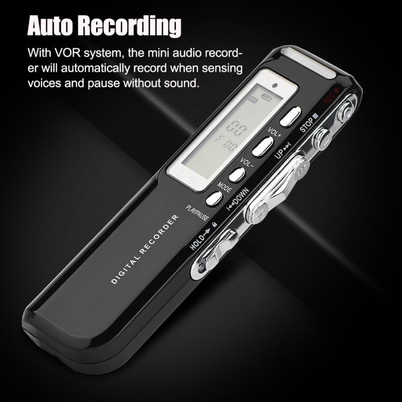 Digital Voice Recorder Pen Multi-language 8GB Memory Auto Recording Mini Audio Recorder Phone Call