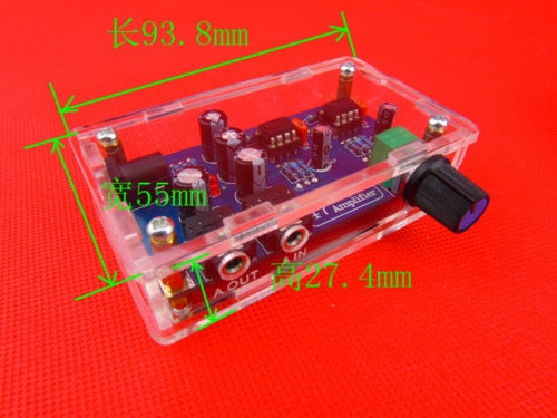 Diy Kits DC 12V Portable Headphone Amplifier Board Kit AMP Module Kit For Classic 47 With shell