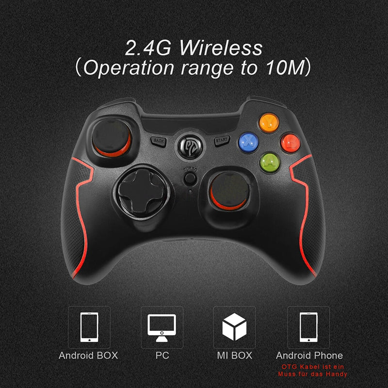 EasySMX ESM-9013 Wireless Gamepad Joystick Game Controller Compatible with PC PS3 TV Box Android