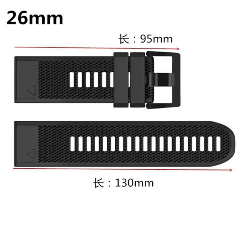 Smart Watch Band Straps for Garmin Fenix and Forerunner Quick Release Strap Silicone Bracelet