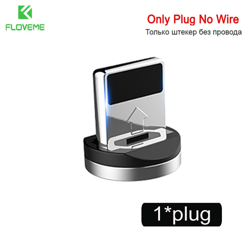 FLOVEME 1M Magnetic Charge Cable Micro USB Cable For iPhone 11 Pro Max XR Magnet Charger USB Type