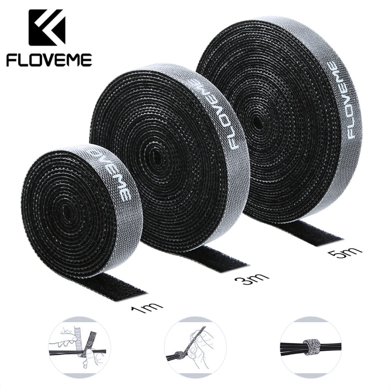 FLOVEME Cable Organizer Wire Winder Clip Earphone Holder Mouse Cord Protector Cable Clip