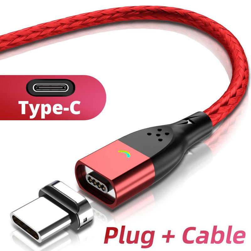 FONKEN Magnetic Cable Micro USB Cable Type C Charger Phone Cables for iPhone Samsung Huawei Xiaomi