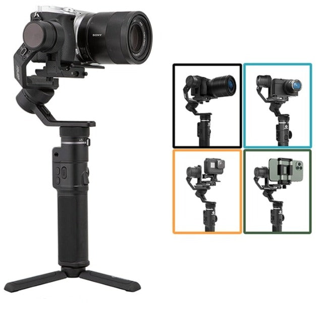 G6 Max 3-Axis Handheld Gimbal Stabilizer for Mirrorless Pocket Action Camera Sony ZV1 Canon GoPro 8