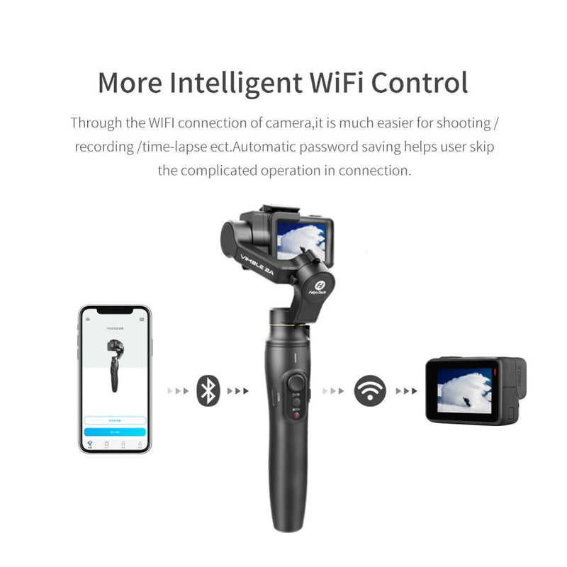 Vimble 2A 3 Axis Gimbal Portable Stabilizer for GoPro Hero 8/7/6/5 Action Camera