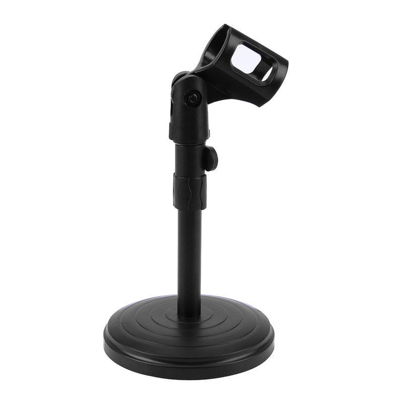 Foldable Desk Table Microphone Stand Computer Mic Tripod Stand Angle Adjustable Folding Holder Mount
