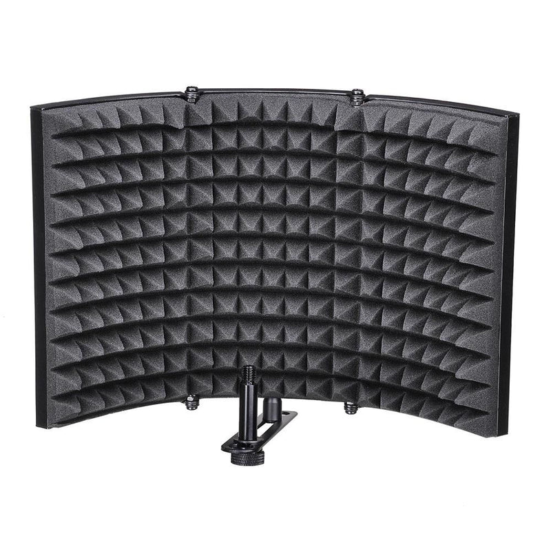 Folding Studio Microphone Isolation Shield Recording Sound Absorber Foam Panel Soundproof
