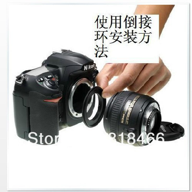 Foleto Lens Adapter Macro Reverse ring 49 52 55 58 62 67 72 77mm for canon eos camera 500d 600d 700d
