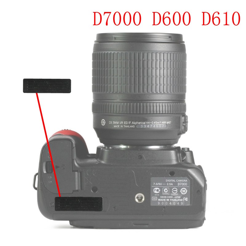 For Nikon D600 D610 D7000 D7100 D800 The Thumb Rubber Back cover Rubber DSLR Camera Replacement Unit
